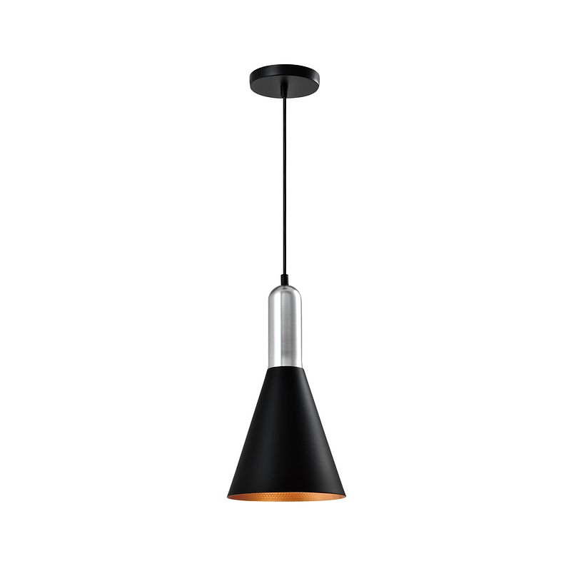 Foto van Quvio hanglamp langwerpig zwart - quv5119l-black