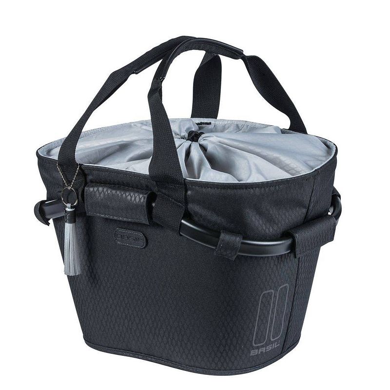 Foto van Basil designmand noir carry all voor mik 15 liter zwart - 11254