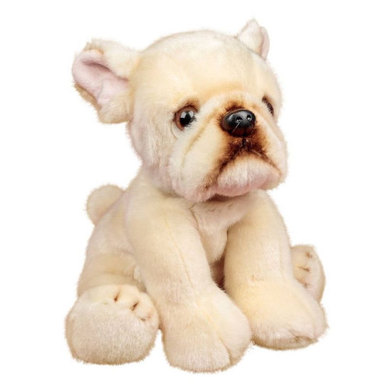 Foto van Animigos world of nature eco franse bulldog - knuffel - 21 cm