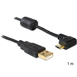 Foto van Delock usb a naar usb micro b haaks 1 meter