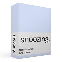 Foto van Snoozing stretch flanel hoeslaken