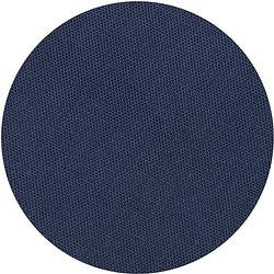 Foto van Donkerblauw tafelkleed van polyester/katoen rond 160 cm - feesttafelkleden