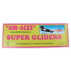 Foto van Jonotoys vliegtuig foam air-aces super starwitch 45 cm zwart