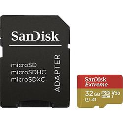 Foto van 32gb extreme microsdhc geheugenkaart klasse 10 + adapter