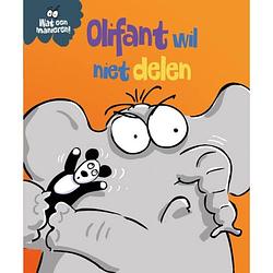 Foto van Olifant wil niet delen - wat een manieren!