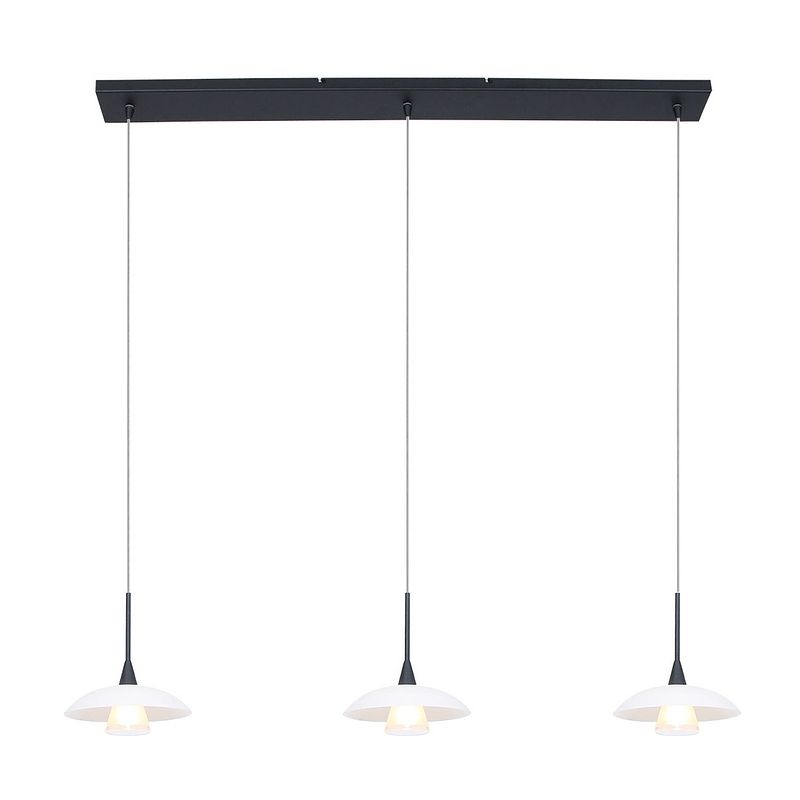 Foto van Steinhauer hanglamp tallerken led 2654zw zwart