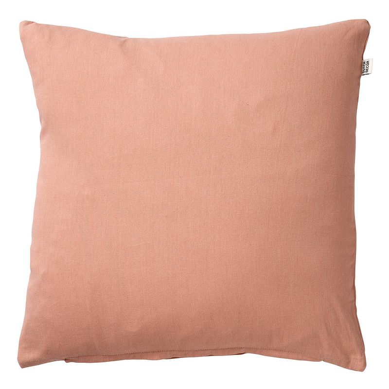 Foto van Dutch decor james - kussenhoes van katoen muted clay 45x45 cm - roze - roze