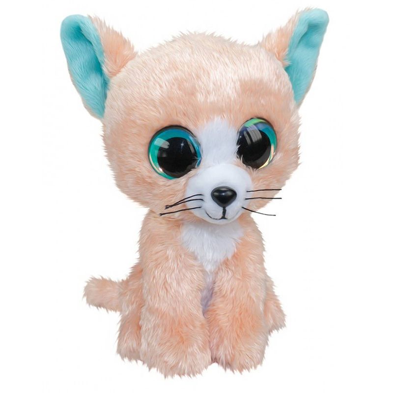 Foto van Lumo stars knuffeldier cat peach - big - 24cm