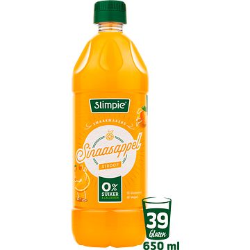 Foto van Slimpie sinaasappel siroop 650ml bij jumbo