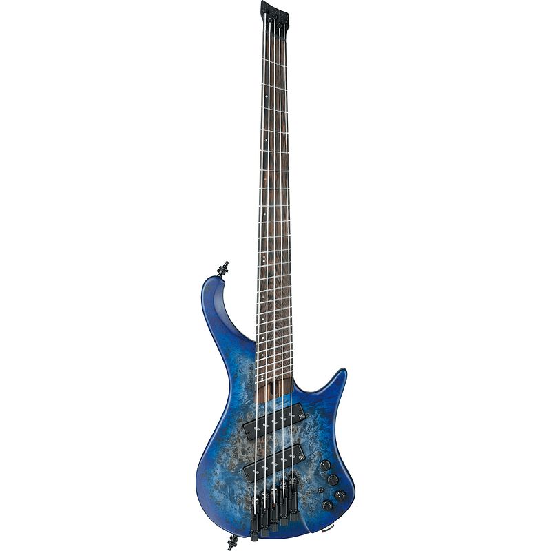 Foto van Ibanez bass workshop ehb1505ms-plf pacific blue burst flat elektrische basgitaar