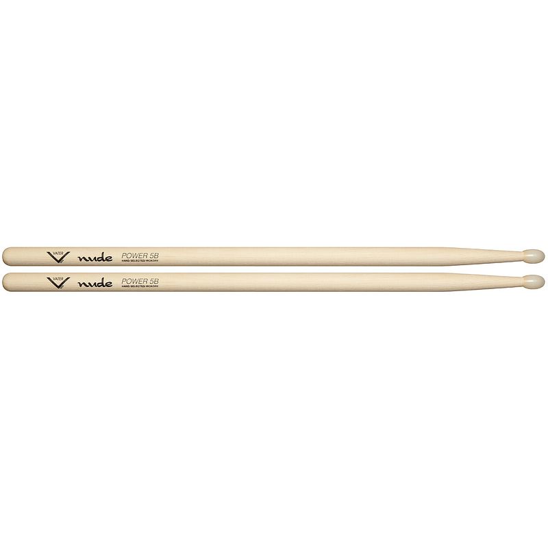 Foto van Vater vhnp5bn nude power 5b drumstokken met nylon tip