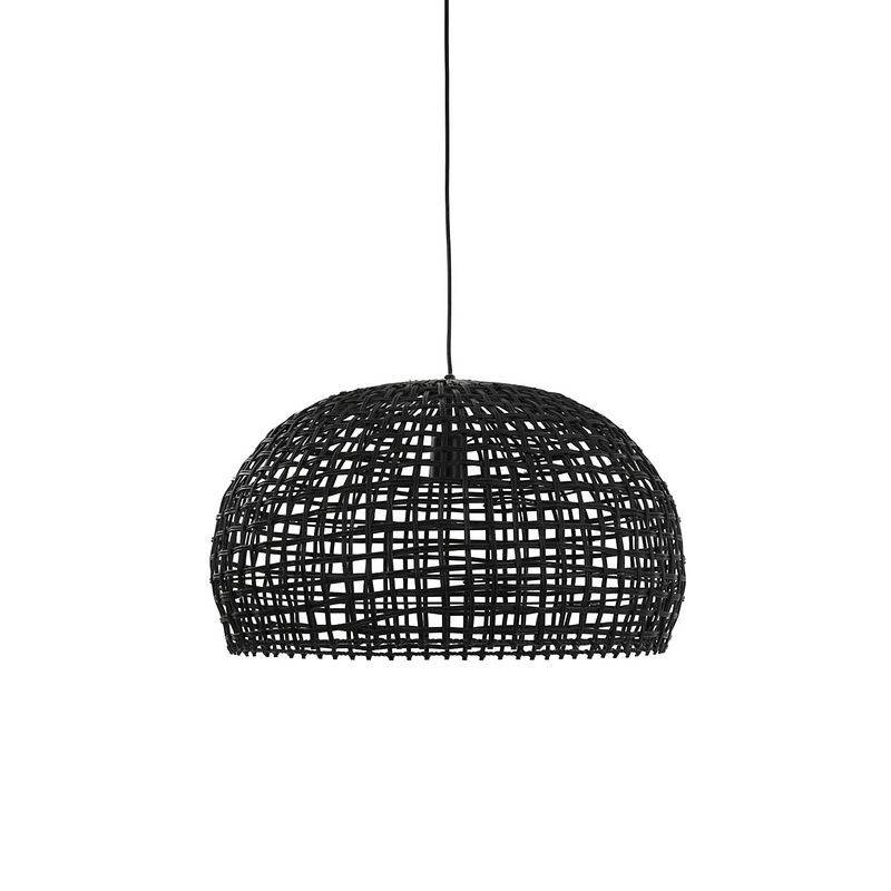 Foto van Light & living - hanglamp olaki - 56x56x34 - zwart