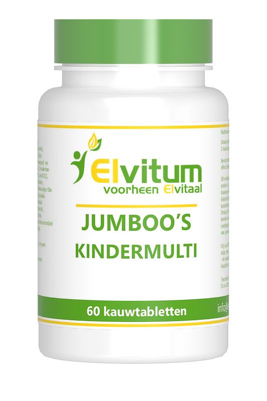 Foto van Elvitum jumboo'ss kindermulti tabletten