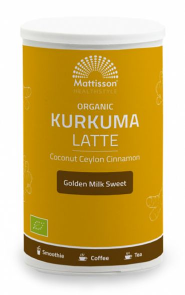 Foto van Mattisson healthstyle latte kurkuma sweet