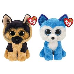 Foto van Ty - knuffel - beanie buddy - spirit german shepherd & prince husky