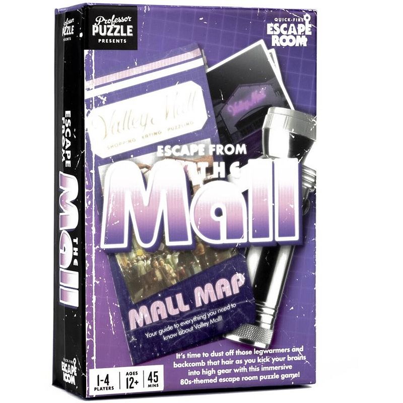 Foto van Professor puzzle escape from the mall 16,2 cm karton paars