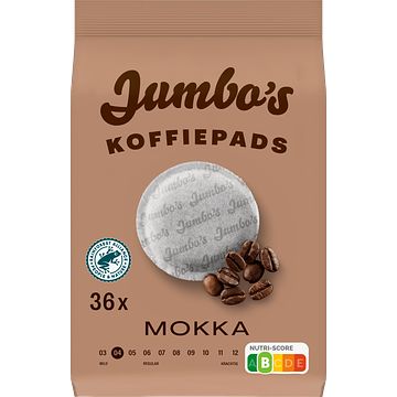 Foto van Jumbo'ss koffiepads mokka 36 stuks