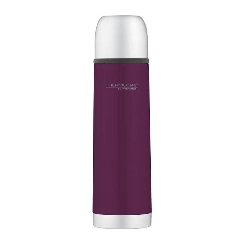 Foto van Thermos soft touch rvs isoleerfles - 0,5 liter - paars