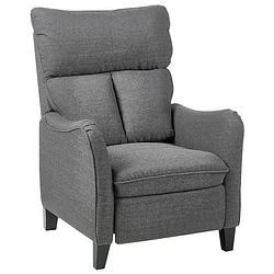 Foto van Beliani royston - tv-fauteuil-grijs-polyester