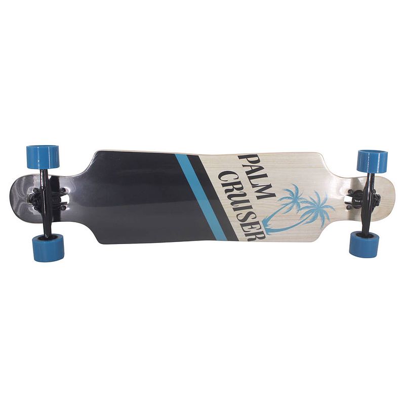 Foto van Longboard palm cruiser - zwart/blauw