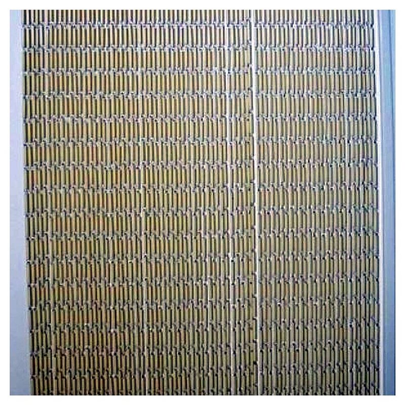 Foto van Lesli living vliegengordijn beige pvc staafjes 100 x 230 cm