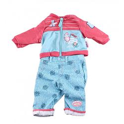 Foto van Baby annabell kledingset voor pop van 46 cm blauw 2-delig