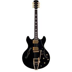 Foto van Sire larry carlton h7t black semi-akoestische gitaar