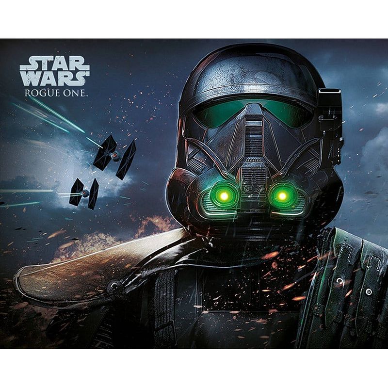 Foto van Pyramid star wars rogue one death trooper glow poster 50x40cm