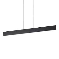 Foto van Ideal lux - desk - hanglamp - metaal - led - zwart