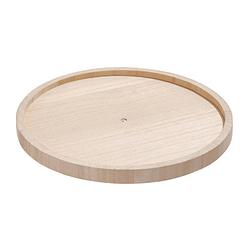 Foto van Idesign - draaiplateau, 26.7 cm, plat, paulownia hout, beige - idesign eco wood kitchen