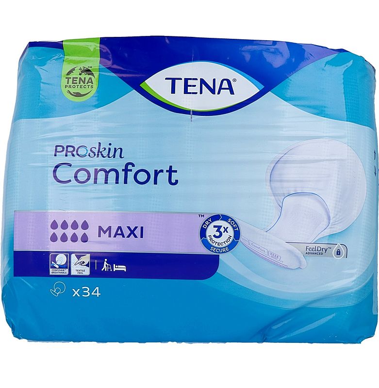 Foto van Tena proskin comfort maxi verband