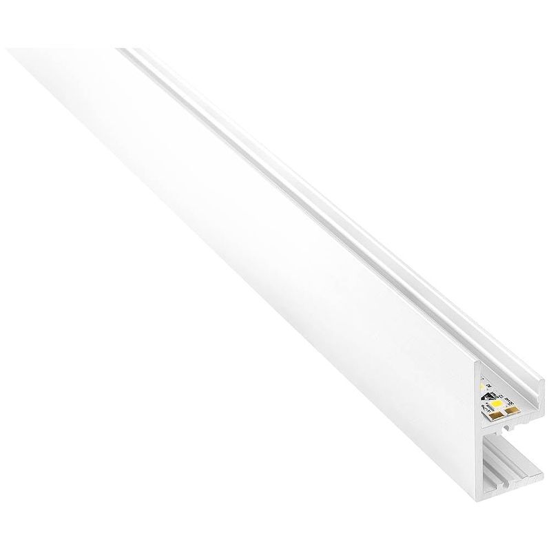 Foto van Barthelme 62399531_9010 bardolino muro led-profiel aluminium (l x b x h) 1000 x 18.4 x 37.3 mm 1 m