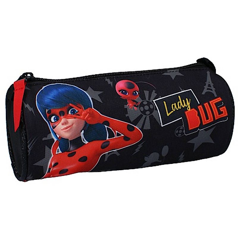 Foto van Disney etui miraculous super heroez 20 x 9 cm polyester zwart