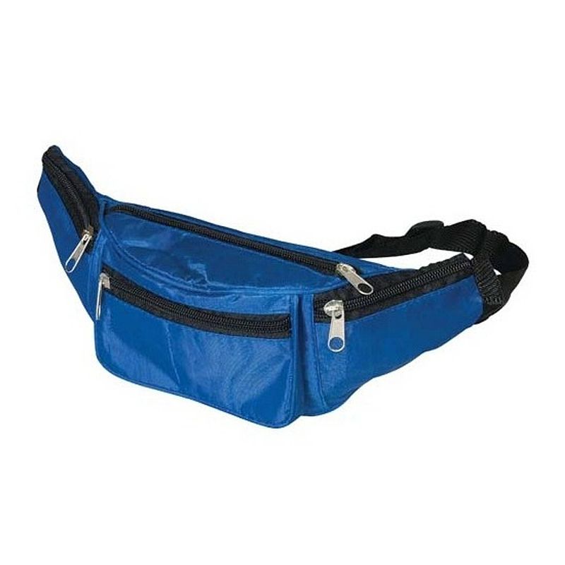 Foto van Heuptasje/fanny pack blauw 29 x 10 x 6 cm festival musthave - heuptassen