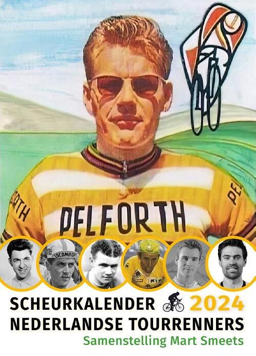 Foto van Scheurkalender nederlandse tourrenners 2024 - mart smeets - paperback (9789462972568)