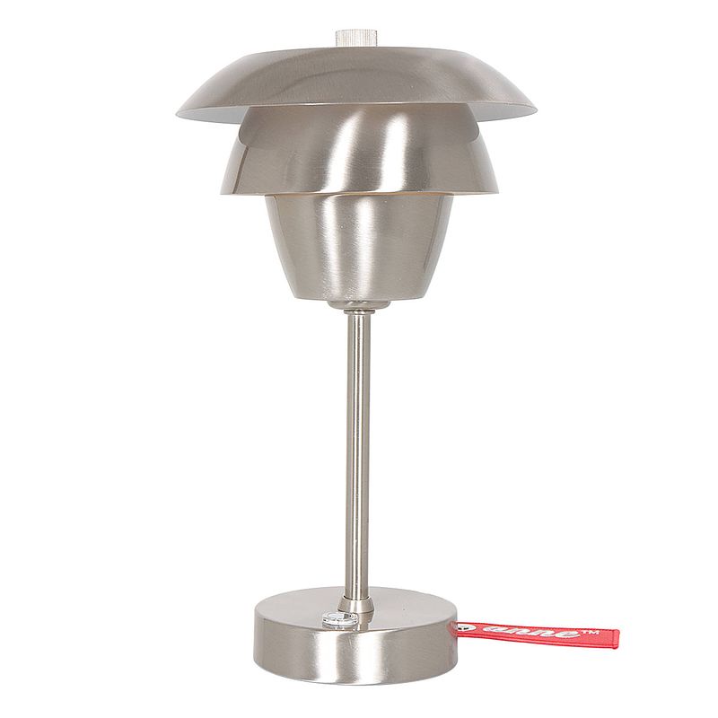 Foto van Anne lighting bordlampe tafellamp staalkleurig