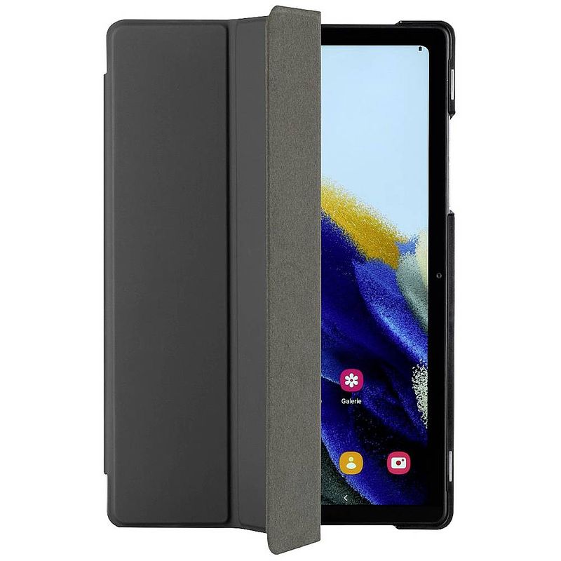 Foto van Hama fold bookcase samsung galaxy tab a8 zwart model-specifieke tablethoes