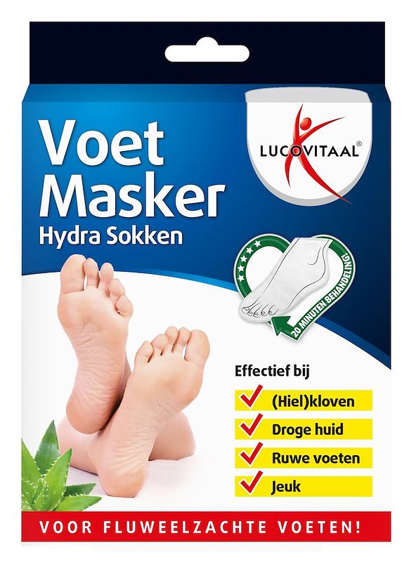 Foto van Lucovitaal voetmasker hydra sokken