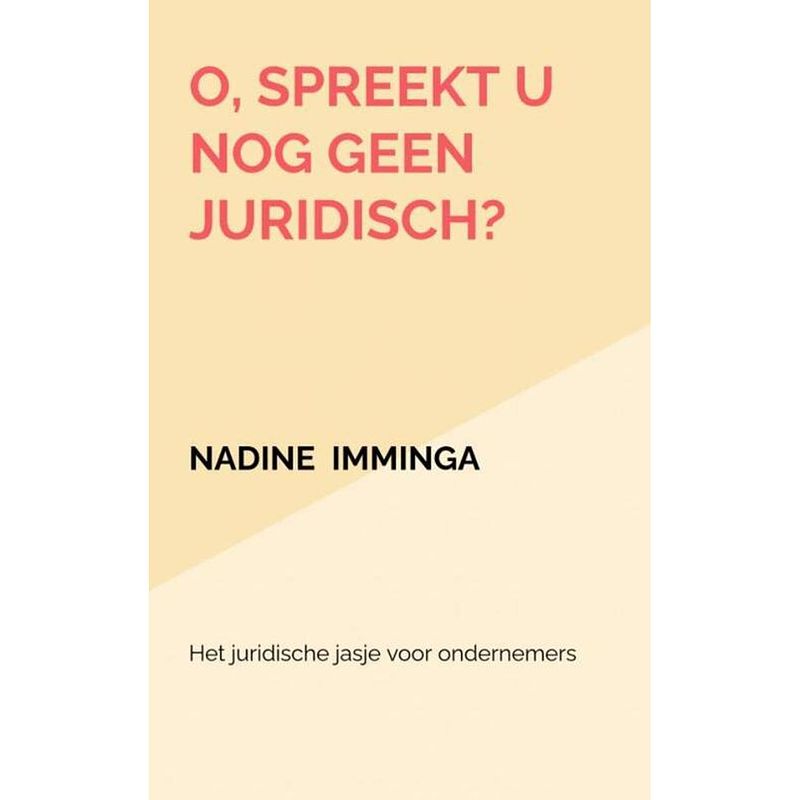 Foto van O, spreekt u nog geen juridisch?