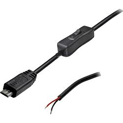 Foto van Usb-kabel met schakelaar stekker, recht 2-polig bezet tc-2509036 tru components 1 stuk(s)