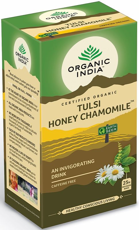 Foto van Organic india thee tulsi honey chamomile