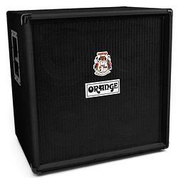 Foto van Orange obc410 blk 4x10 inch 600 watt basgitaar speakerkast zwart