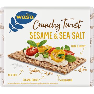 Foto van Wasa crunchy twist sesam 245g bij jumbo