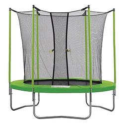 Foto van Maxi eco trampoline 250 cm - blauw - met net