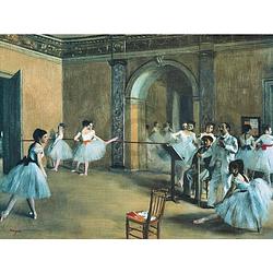 Foto van Edgar degas - the dance foyer at the opera kunstdruk 80x60cm