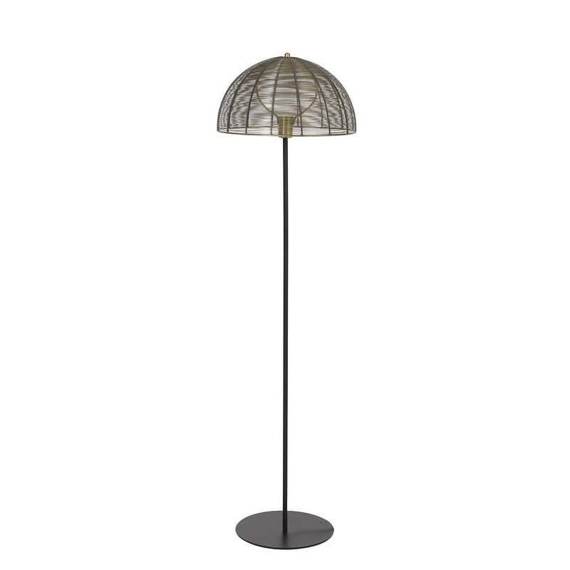 Foto van Light & living - vloerlamp klobu - 40x40x141cm - brons