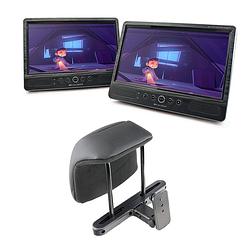 Foto van Caliber draagbare dvd speler auto set met 2 schermen - 10 inch scherm - incl. hoofdsteunhouder - usb -