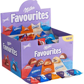 Foto van Milka favourites 108 stuks 1 kg bij jumbo