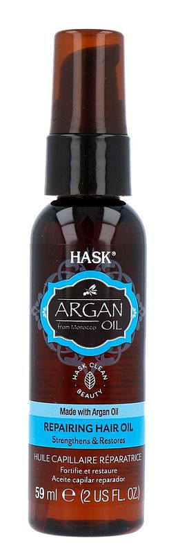 Foto van Hask argan oil repairing shine hair oil