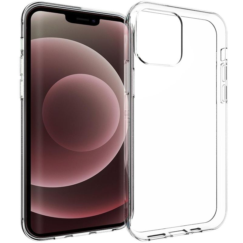 Foto van Accezz clear case voor apple iphone 13 pro max telefoonhoesje transparant